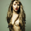 Beautiful woman with magnificent hair