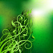 background floral green