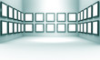 Photo gallery exhibition hall concept