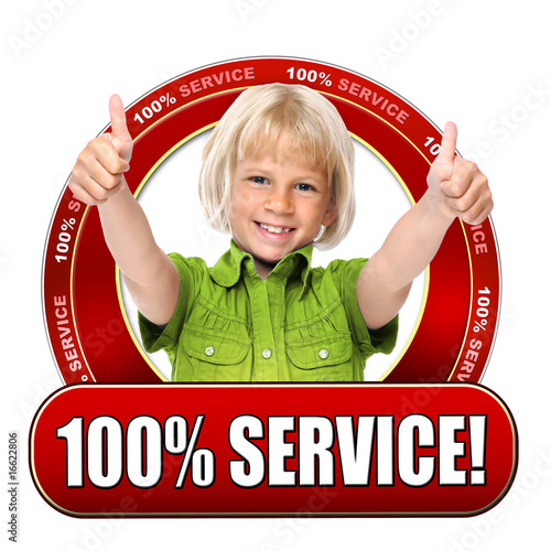 100% service 100% service