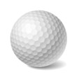 minge de golf. Vector.