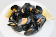 plate with mussels plate with mussels