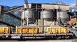 wagons chargés de gravier wagons chargés de gravier