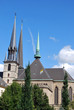Les flèches de la cathédrale Nore-Dame du Luxembourg