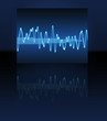 electronic sine sound wave