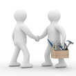Technical support. On line service. Isolated 3D image Technical support. On line service. Isolated 3D image