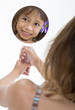 Photo: A Mirror Reflection of a Young Girl A Mirror Reflection of a Young Girl