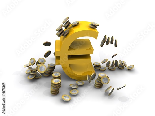 Euro and coins