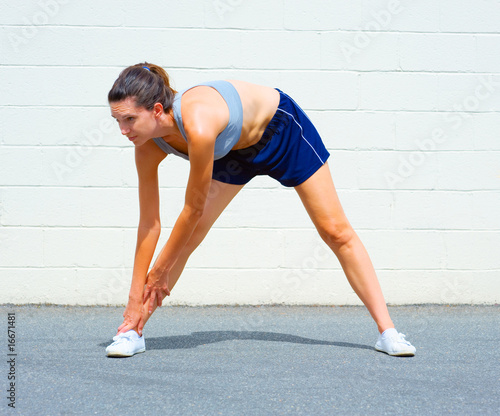 Photo: Urban Mature Woman Exercising Urban Mature Woman Exercising