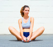 Urban Mature Woman Exercising