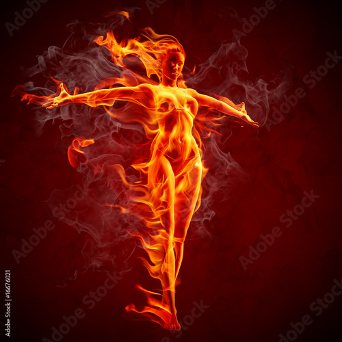 Photo: Fire girl Fire girl