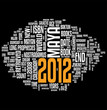 2012 Maya calendar word cloud