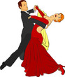 vector - latina dancers isolated on background