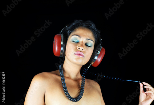   Headphones on Headphone Girl    Dan Talson  16682859   See Portfolio