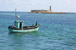 Paysage Fort cigogne bateau