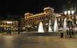 Kotzia square at night, Athens, Greece