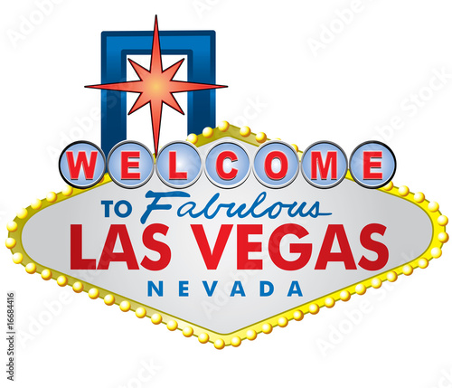 las vegas sign vector. Las Vegas Welcome Sign