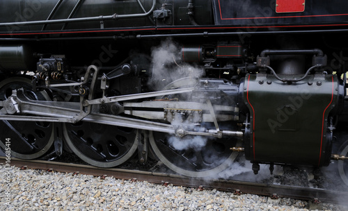 Photo: train a vapeur train a vapeur