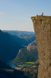 Photo: Preikestolen (Priesterstuhl) am Lysefjord, Norwegen Preikestolen (Priesterstuhl) am Lysefjord, Norwegen
