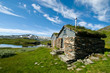 Hütten auf der Hardangervidda, Norwegen