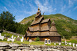 Stabkirche in Borgund, Norwegen Stabkirche in Borgund, Norwegen