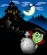 Vampire with haunted mansion Vampire with haunted mansion