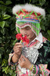 Portrait asiatische Frau von Laos, Hmong
