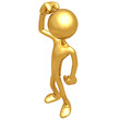Puzzled Gold Guy