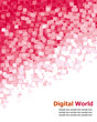 Digital (Red Pixel) Background Digital (Red Pixel) Background