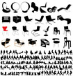 chairs and people collection
