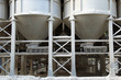 A stone mill industrial assembly at a german stone quarry