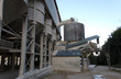 A stone mill industrial assembly at a german stone quarry