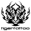 vector illustration tattoo - tiger vector illustration tattoo - tiger