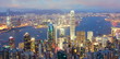 Hong Kong am Abend