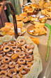 basket od bagles and home made pastry