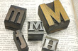 alte Buchstaben, Setzerei alte Buchstaben, Setzerei