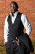 African businessman in a suit. African businessman in a suit.
