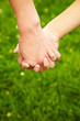 Holding hands