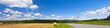 Rural panorama: fields and sky