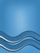 Blue gradient textured background with wave graphics Blue gradient textured background with wave graphics