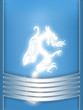 Blue background with shiny dragon, see various versions Blue background with shiny dragon, see various versions