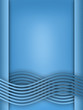 Blue shiny wavy elements on a blue gradient background Blue shiny wavy elements on a blue gradient background