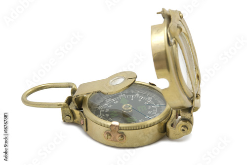Photo: Brass compass Brass compass