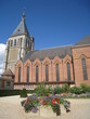 parvis de l'église de Gien