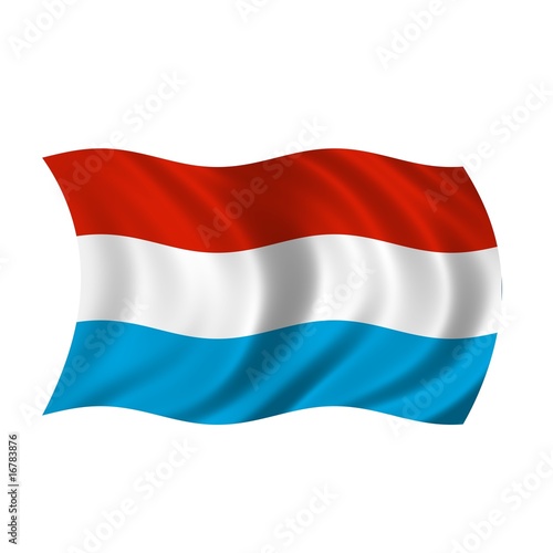 Illustration: Flagge Luxemburg Flagge Luxemburg