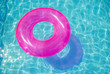 rubber ring in the swimming pool