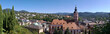 panoramic view on Baden-Baden