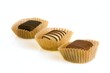 Belgian chocolates on a white background