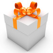 Regalo moño naranja