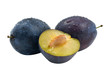 Fresh And Wet Plums